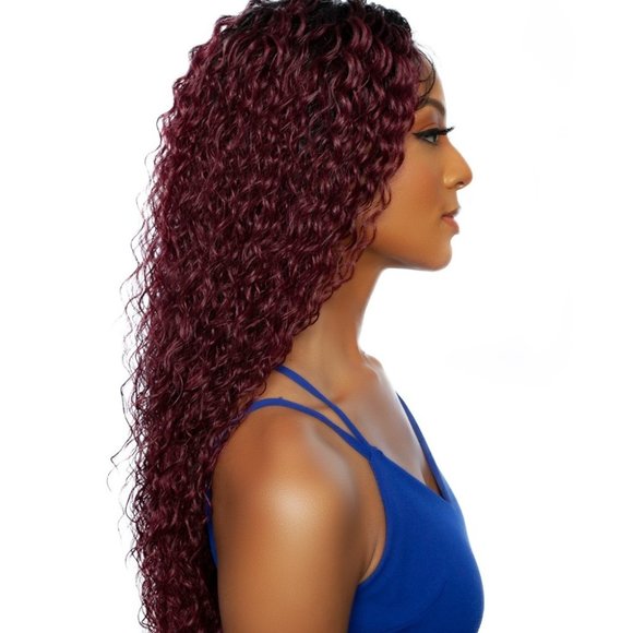 RCHW202 Kendra Mane Concept Lace Front Wig HD Transparent Long Jerry Curly Hair - Picture 4 of 5